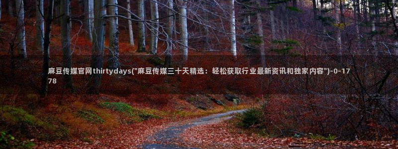 麻豆站点地图：麻豆传媒官网thirtydays(\